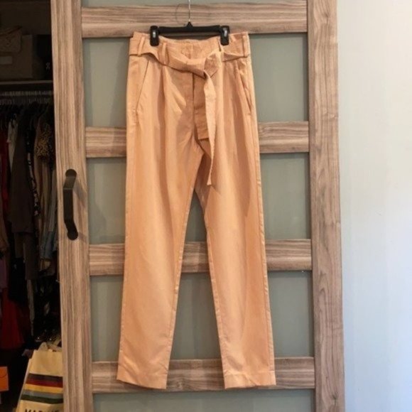 NWT Maje Panisse Bow Belt Slim Pant - Picture 4 of 13